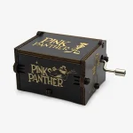 جعبه موزیکال چوبی مدل پلنگ صورتی Box Musical Pink Panther - تصویر 4
