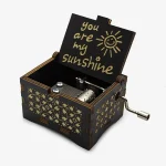 جعبه موزیکال چوبی مدل آهنگ Box Musical You Are My Sunshine