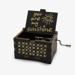جعبه موزیکال چوبی مدل آهنگ Box Musical You Are My Sunshine - تصویر 2