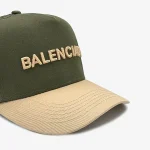 کلاه کتان بالنسیاگا برند 47 رنگ سبز زیتونی Balenciaga Hat - تصویر 5