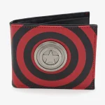 کیف پول فانتزی چرم مدل کاپتان آمریکا Captain America Fantacy Wallet