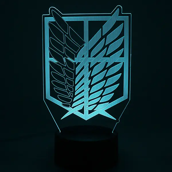 3d-illusion-lamp-anime-wings-of-freedom-webp-1 چراغ خواب انیمه ای مدل اتک ان تایتان Wings of Freedom - تصویر 1
