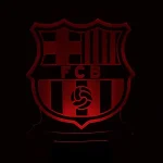 چراغ خواب فوتبالی مدل بارسلونا FC Barcelona - تصویر 2