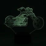 چراغ خواب مدل موتور هارلی دیویدسون Harley Davidson