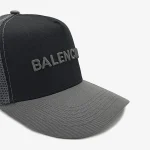 کلاه کتان بالنسیاگا برند 47 رنگ مشکی - طوسی Balenciaga Hat - تصویر 5
