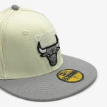 کلاه کپ رنگ کرم طوسی Chicago Bulls - تصویر 4