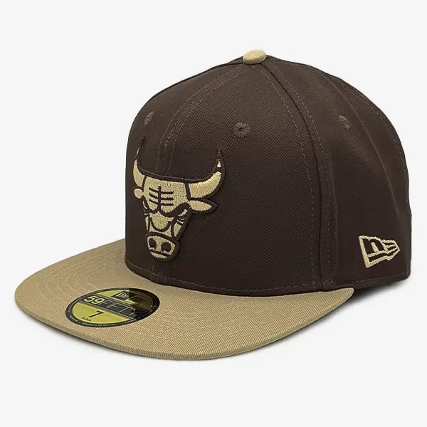 chicago-bulls-cap-brown-cream-webp-1 کلاه کپ رنگ قهوهای کرم Chicago Bulls - تصویر 1