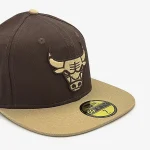 کلاه کپ رنگ قهوه‌ای کرم Chicago Bulls - تصویر 4