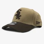 کلاه بیسبالی s-o-x کرم قهوه ای برند New Era Hat