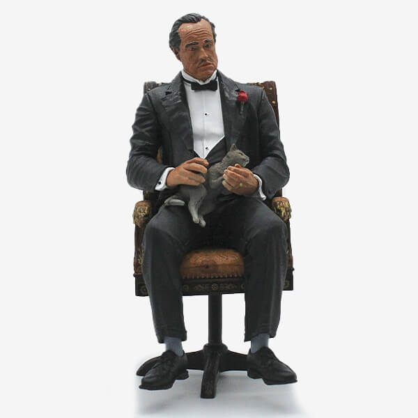 the-godfather-vito-corleone-action-figure-with-interchangeable-hand-j1 اکشن فیگور پدرخوانده The Godfather Action Figure - تصویر 1