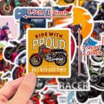 استیکر پنجاه عددی موتور motorcycle sticker - تصویر 2