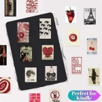 پک استیکر استتیک وینتیج قرمز  Vintage Red Aesthetic Sticker Pack - تصویر 4