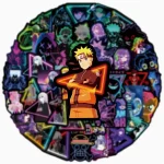 پک استیکر انیمه نئونی  Neon Anime Sticker Pack - تصویر 2