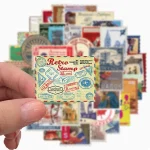 پک استیکر تمبر Vintage Travel Stamp - تصویر 3