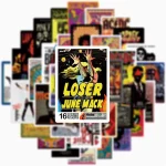 پک استیکر پوستر وینتیج  Vintage Concert Poster Sticker Pack - تصویر 2