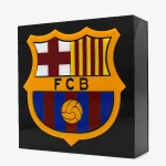 لایت باکس فوتبالی طرح لوگو باشگاه بارسلونا FC Barcelona Crest Lightbox - تصویر 2