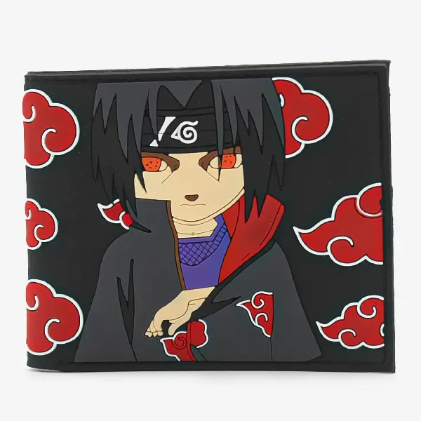 naruto-itachi-uchiha-wallet-webp-1 کیف پول سیلیکونی انیمه ناروتو طرح ایتاچی اوچیها Naruto Itachi Uchiha Wallet - تصویر 1