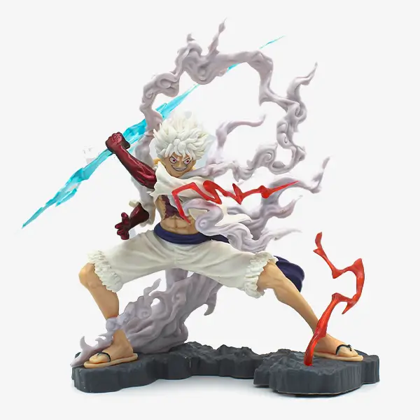 one-piece-monkey-d-luffy-gear-5-lightning-action-figure-webp-1 اکشن فیگور لوفی مدل دنده ۵ انیمه وان پیس One Piece Monkey D Luffy Action Figure - تصویر 1