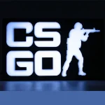لایت باکس گیمینگ طرح کانتر استرایک CSGO Lightbox - تصویر 3