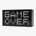 لایت باکس گیمینگ طرح گیم اور  Game Over Lightbox - تصویر 2