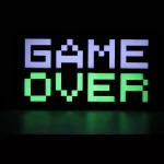 لایت باکس گیمینگ طرح گیم اور  Game Over Lightbox - تصویر 3