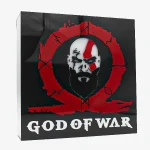 لایت باکس گیمینگ طرح خدای جنگ  God of War Kratos Lightbox - تصویر 2