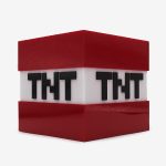 لایت باکس گیمینگ طرح تی ان تی ماینکرفت Minecraft TNT Lightbox - تصویر 2