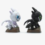 ست اکشن فیگور بی‌ دندون سایز کوچک  Toothless Light Fury Action Figure Set - تصویر 3