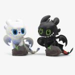 ست اکشن فیگور بی‌ دندون سایز بزرگ  Toothless Light Fury Action Figure Set